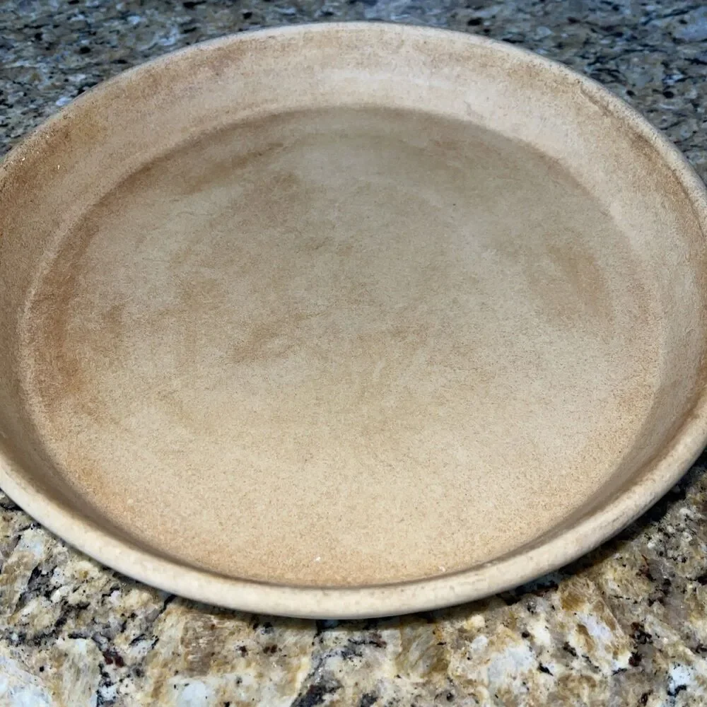Pampered Chef Family Heritage Stoneware 11” Round Deep Dish Baker Dinner~Dessert